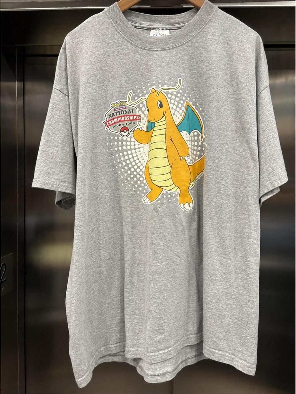 Vintage 2008-2009 Pokemon Championships Dragonite T-Shirt